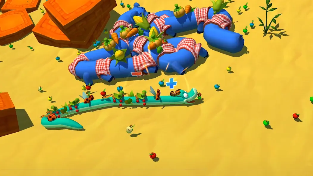 Скачать мод Snake Rivals - Fun Snake Game — Без рекламы и много монет — скриншот 2 Скачать мод Snake Rivals - Fun Snake Game — Без рекламы и много монет — скриншот 2