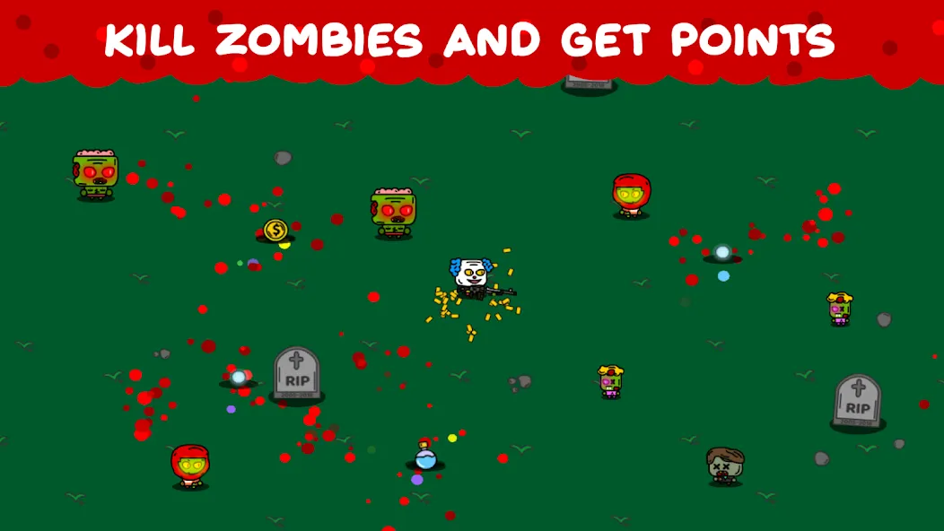 Zombie Loop - Shooter survival (Мод: Безлимитные патроны и здоровье) — скачать на Андроид — скриншот 1