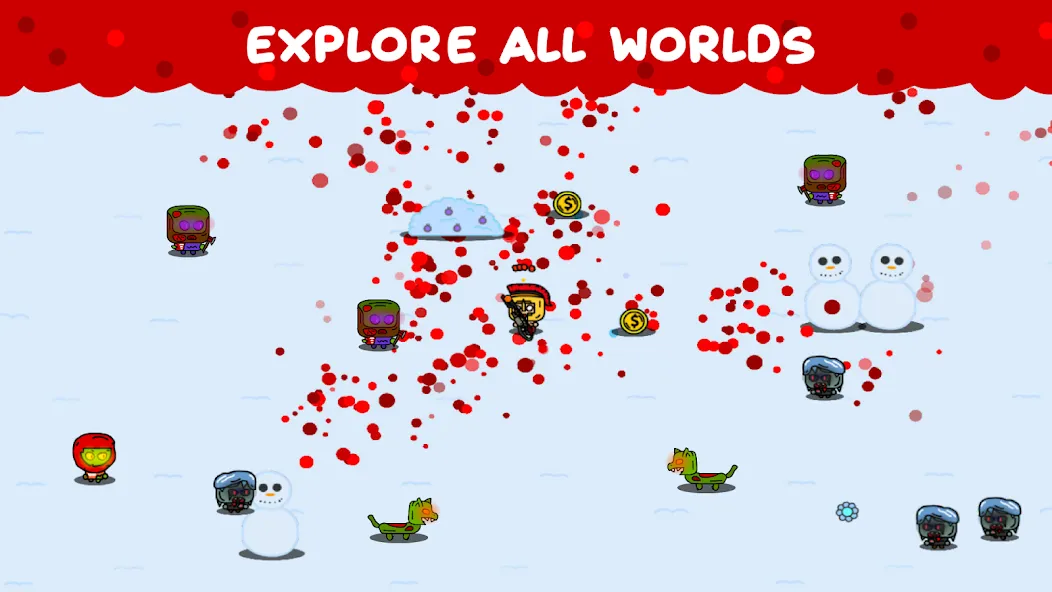 Zombie Loop - Shooter survival (Мод: Безлимитные патроны и здоровье) — скачать на Андроид — скриншот 2