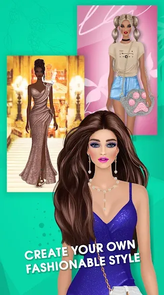Fashion Triple Match: Dress Up взломанный APK — Безлимитные деньги и все наряды — скриншот 1