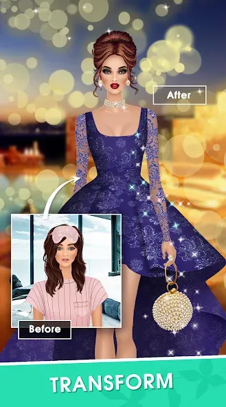 Fashion Triple Match: Dress Up взломанный APK — Безлимитные деньги и все наряды — скриншот 4