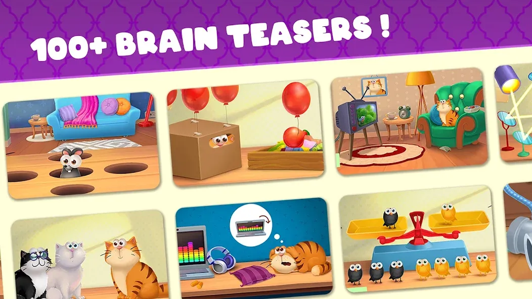 Скачать Brain quiz: Tricky puzzle мод — Безлимитные подсказки и открыты все уровни — скриншот 1