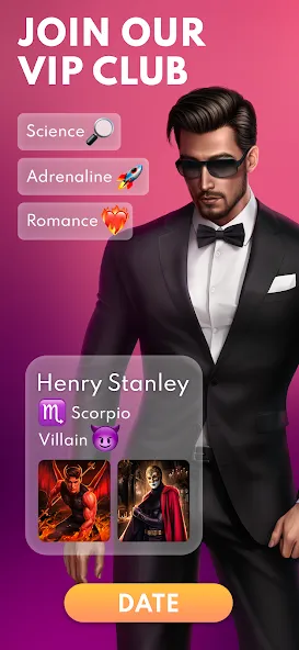 Love Sparks: Dating Sim бесплатно на Андроид — мод: Безлимитные деньги и энергия — скриншот 1