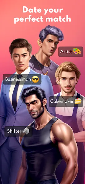 Love Sparks: Dating Sim бесплатно на Андроид — мод: Безлимитные деньги и энергия — скриншот 3