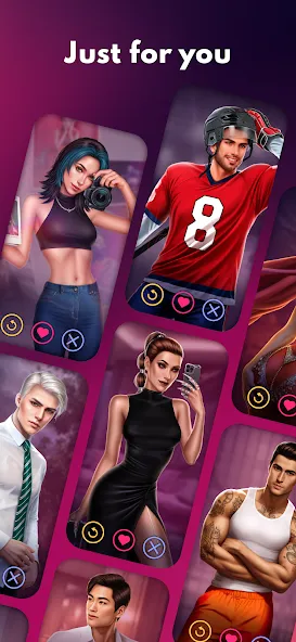 Love Sparks: Dating Sim бесплатно на Андроид — мод: Безлимитные деньги и энергия — скриншот 5
