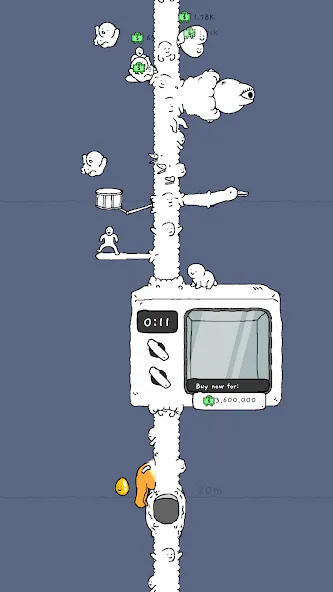 Tingus Goose - Weird Idle Game на телефон — скачать мод: Безлимитные ресурсы и награды — скриншот 4 Tingus Goose - Weird Idle Game на телефон — скачать мод: Безлимитные ресурсы и награды — скриншот 4