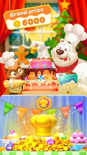 Sweet Candy Match: Puzzle Game MOD APK: Безлимитные ходы и подсказки — скриншот 4 Sweet Candy Match: Puzzle Game MOD APK: Безлимитные ходы и подсказки — скриншот 4