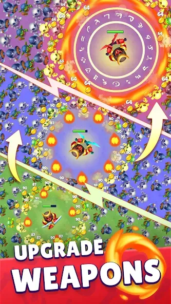 Heroes vs. Hordes: Survivor бесплатно на Андроид — мод: Безлимитные деньги и усиленные герои — скриншот 1