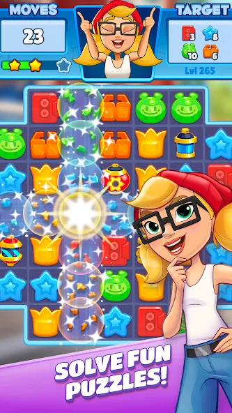 Subway Surfers Match мод на Андроид: Безлимитные монеты и бустеры — скриншот 1 Subway Surfers Match мод на Андроид: Безлимитные монеты и бустеры — скриншот 1