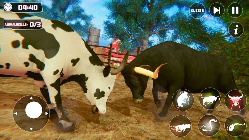 Scary Cow Simulator Rampage мод на Андроид: Безлимитные деньги и яростный режим — скриншот 4 Scary Cow Simulator Rampage мод на Андроид: Безлимитные деньги и яростный режим — скриншот 4