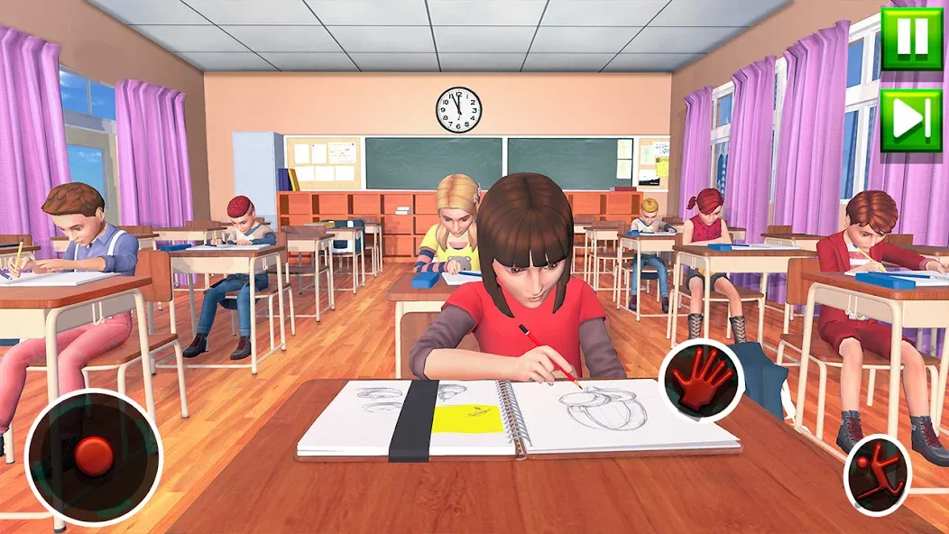 Скачать мод High School Teacher Sim Games — Безлимитные деньги и всё открыто — скриншот 1