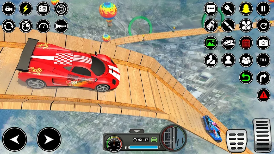 Crazy Ramp Car Stunt Master 3D взлом на Андроид — Безлимитные деньги и все машины открыты — скриншот 5 Crazy Ramp Car Stunt Master 3D взлом на Андроид — Безлимитные деньги и все машины открыты — скриншот 5