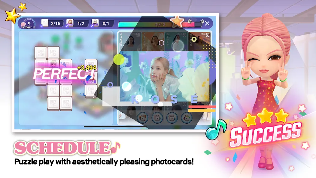 Мод BLACKPINK THE GAME — Безлимитные ресурсы и премиум-уровни, скачать APK — скриншот 4
