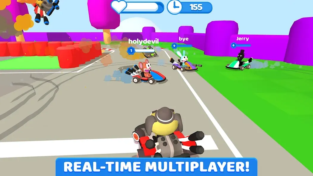 SmashKarts.io MOD APK скачать на Андроид — Безлимитные монеты и турбоускорение — скриншот 1 SmashKarts.io MOD APK скачать на Андроид — Безлимитные монеты и турбоускорение — скриншот 1