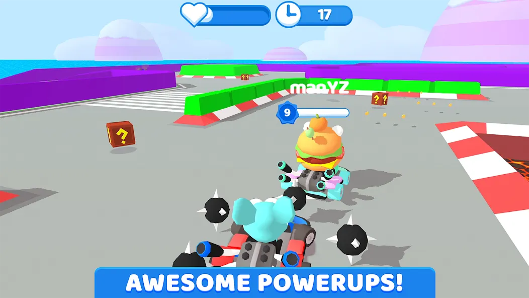 SmashKarts.io MOD APK скачать на Андроид — Безлимитные монеты и турбоускорение — скриншот 2 SmashKarts.io MOD APK скачать на Андроид — Безлимитные монеты и турбоускорение — скриншот 2