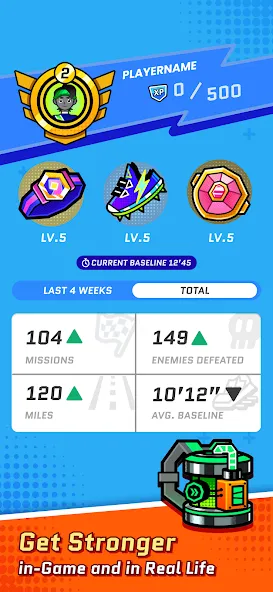 Скачать Run Legends: Make fitness fun! на Андроид с модом — Все тренировки разблокированы — скриншот 4 Скачать Run Legends: Make fitness fun! на Андроид с модом — Все тренировки разблокированы — скриншот 4