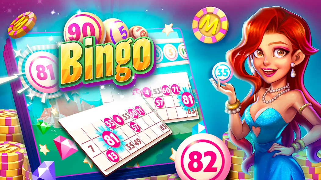 Скачать взлом MundiGames: Bingo Slots Casino — Безлимитные монеты и бесплатные вращения — скриншот 4 Скачать взлом MundiGames: Bingo Slots Casino — Безлимитные монеты и бесплатные вращения — скриншот 4