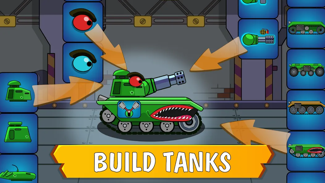 TankCraft – War Tank Battles MOD APK скачать на Андроид — Много денег и мощные танки — скриншот 1 TankCraft – War Tank Battles MOD APK скачать на Андроид — Много денег и мощные танки — скриншот 1