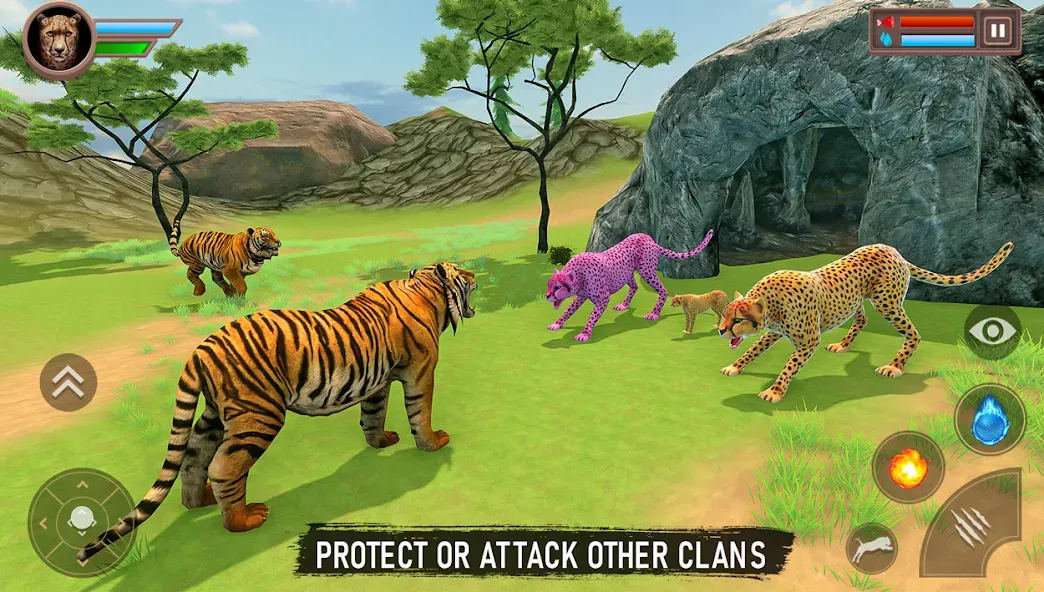 Savanna Safari: Land of Beasts (Мод: Безлимитные деньги и открыты все животные) — скачать на Андроид — скриншот 2 Savanna Safari: Land of Beasts (Мод: Безлимитные деньги и открыты все животные) — скачать на Андроид — скриншот 2
