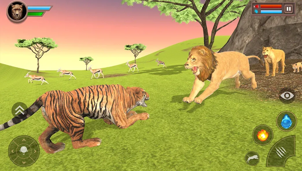 Savanna Safari: Land of Beasts (Мод: Безлимитные деньги и открыты все животные) — скачать на Андроид — скриншот 4 Savanna Safari: Land of Beasts (Мод: Безлимитные деньги и открыты все животные) — скачать на Андроид — скриншот 4