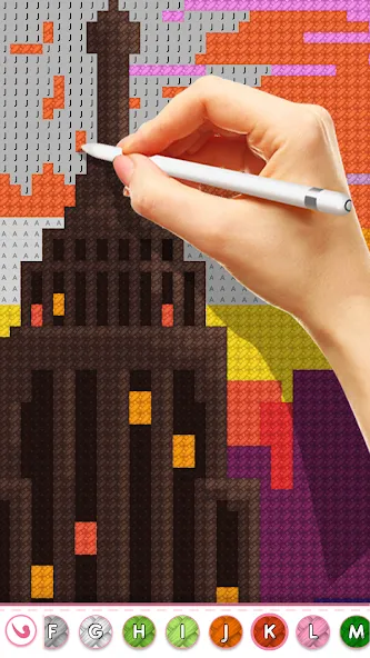Cross Stitch Masters — последняя версия с модом (Без рекламы и все узоры открыты) — скриншот 4 Cross Stitch Masters — последняя версия с модом (Без рекламы и все узоры открыты) — скриншот 4
