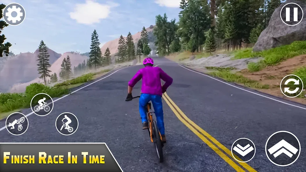 Скачать BMX Bicycle Games Offroad Bike Mod APK — Безлимитные деньги и топовый байк — скриншот 3 Скачать BMX Bicycle Games Offroad Bike Mod APK — Безлимитные деньги и топовый байк — скриншот 3