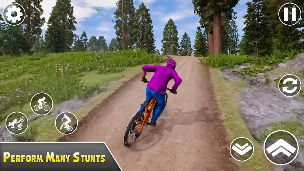 Скачать BMX Bicycle Games Offroad Bike Mod APK — Безлимитные деньги и топовый байк — скриншот 4 Скачать BMX Bicycle Games Offroad Bike Mod APK — Безлимитные деньги и топовый байк — скриншот 4