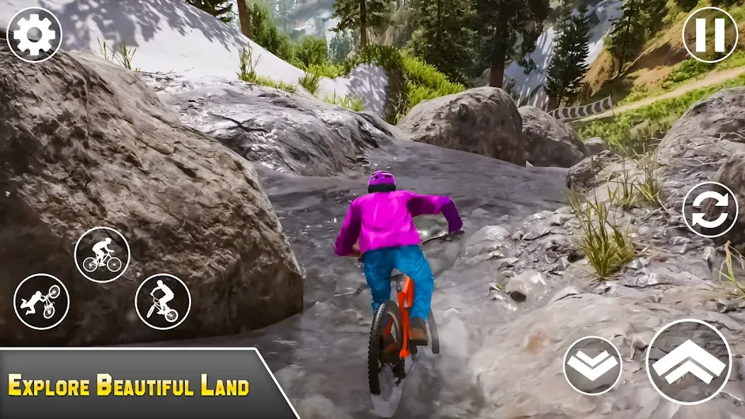 Скачать BMX Bicycle Games Offroad Bike Mod APK — Безлимитные деньги и топовый байк — скриншот 5 Скачать BMX Bicycle Games Offroad Bike Mod APK — Безлимитные деньги и топовый байк — скриншот 5