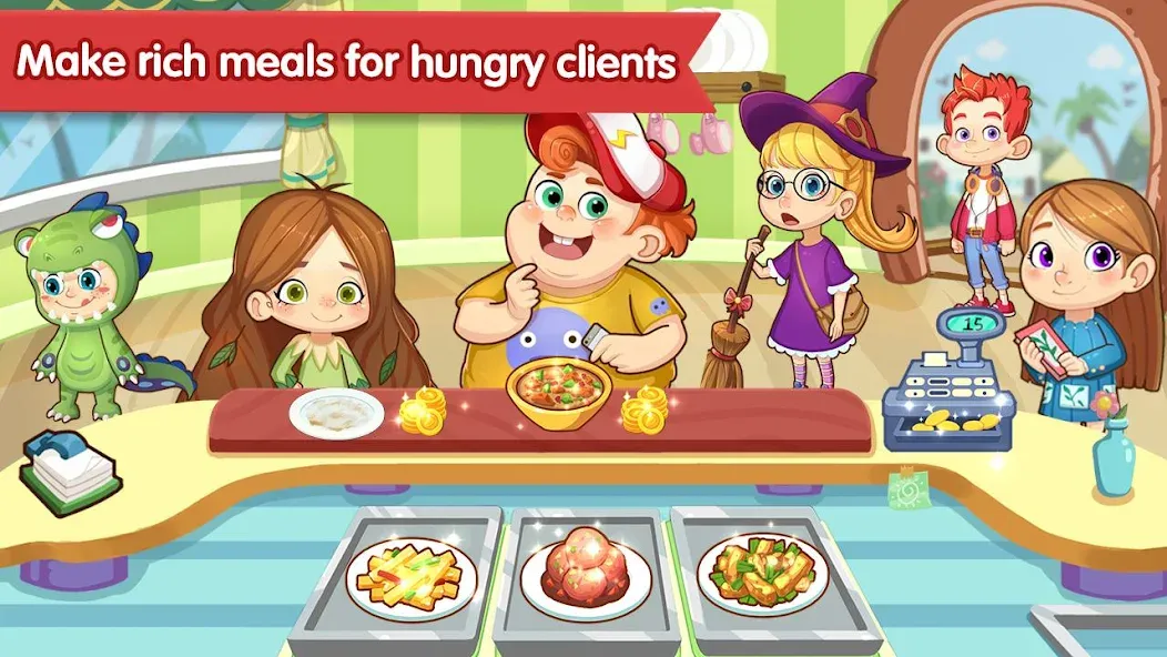 Happy Kitchen World взлом APK — Безлимитные монеты и все рецепты открыты — скриншот 4