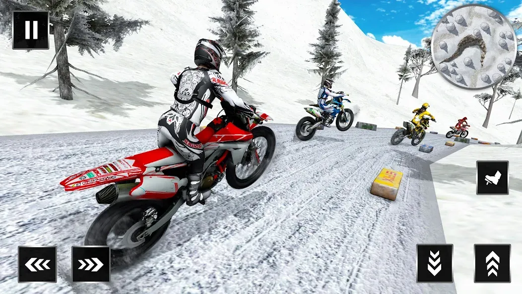 Motocross Dirt Bike Champions на телефон — скачать мод: Безлимитные деньги и все мотоциклы — скриншот 3 Motocross Dirt Bike Champions на телефон — скачать мод: Безлимитные деньги и все мотоциклы — скриншот 3