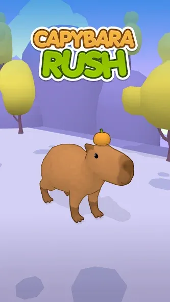 Capybara Rush — взломанная версия, Много монет и бонусов — скриншот 1 Capybara Rush — взломанная версия, Много монет и бонусов — скриншот 1