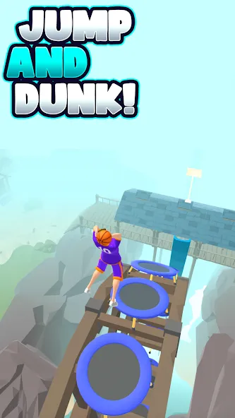 Hoop World: Flip Dunk Game 3D бесплатно на Андроид — мод: Безлимитные деньги и все уровни открыты — скриншот 1 Hoop World: Flip Dunk Game 3D бесплатно на Андроид — мод: Безлимитные деньги и все уровни открыты — скриншот 1