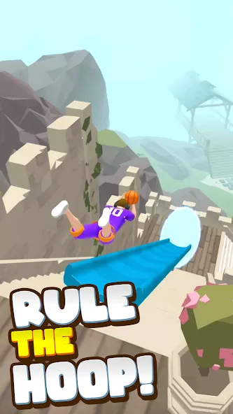 Hoop World: Flip Dunk Game 3D бесплатно на Андроид — мод: Безлимитные деньги и все уровни открыты — скриншот 3 Hoop World: Flip Dunk Game 3D бесплатно на Андроид — мод: Безлимитные деньги и все уровни открыты — скриншот 3
