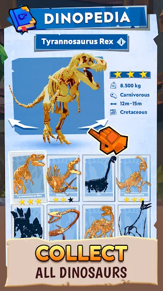 Скачать Dino Quest 2: Dinosaur Fossil — Безлимитные монеты и все раскопки открыты — скриншот 4 Скачать Dino Quest 2: Dinosaur Fossil — Безлимитные монеты и все раскопки открыты — скриншот 4