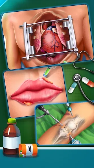 Surgery Doctor Simulator Games взлом APK — Все операции разблокированы — скриншот 4 Surgery Doctor Simulator Games взлом APK — Все операции разблокированы — скриншот 4