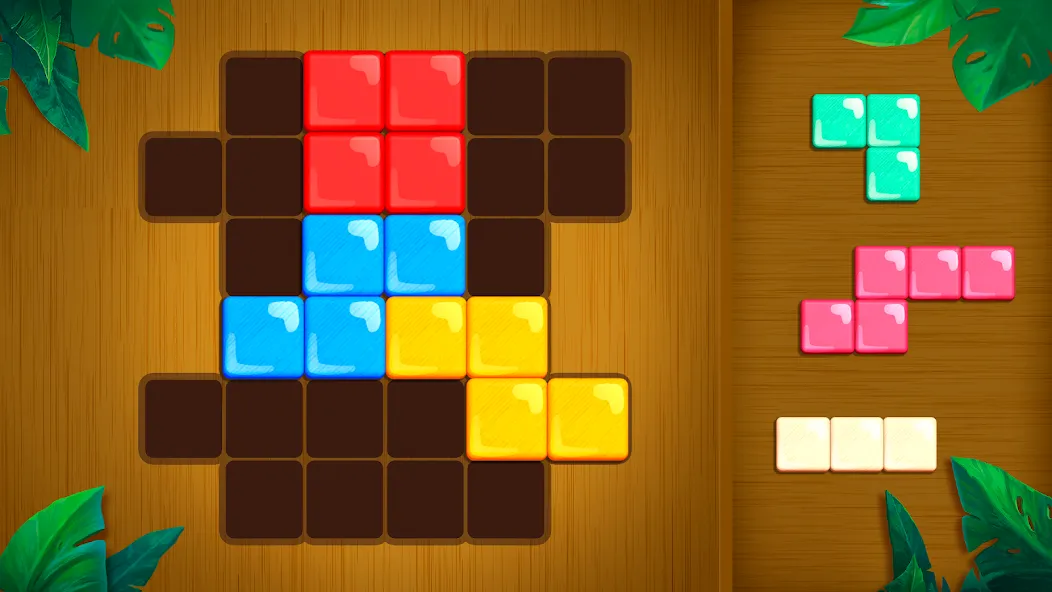 Block King - Brain Puzzle Game — Безлимитные подсказки и ходы, скачать мод APK — скриншот 1