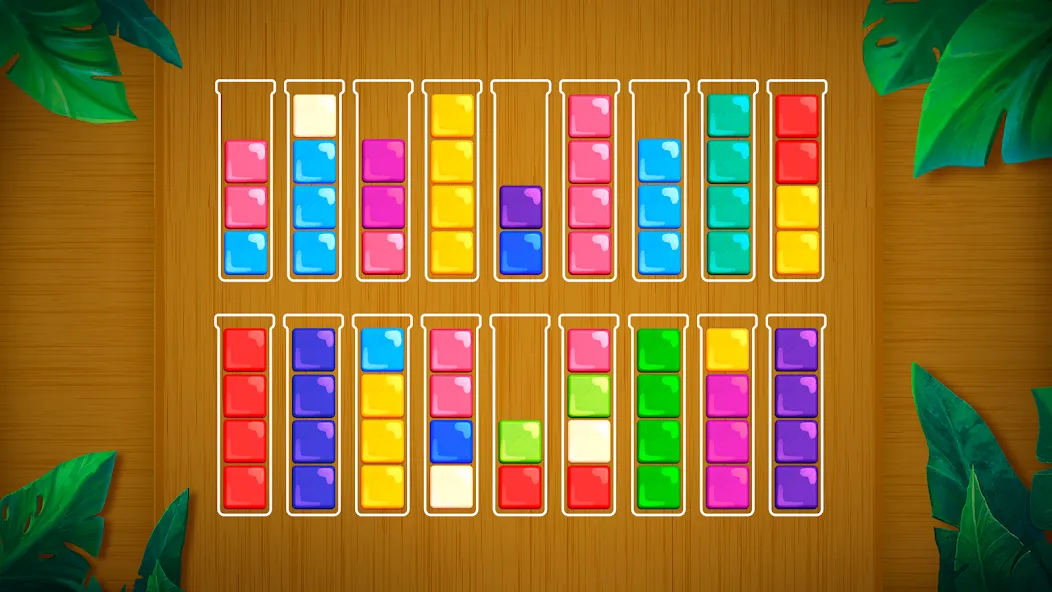 Block King - Brain Puzzle Game — Безлимитные подсказки и ходы, скачать мод APK — скриншот 3