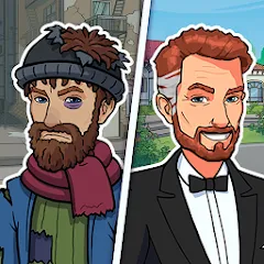 Hobo Life: Business Simulator на телефон — скачать мод: Безлимитные деньги и ресурсы