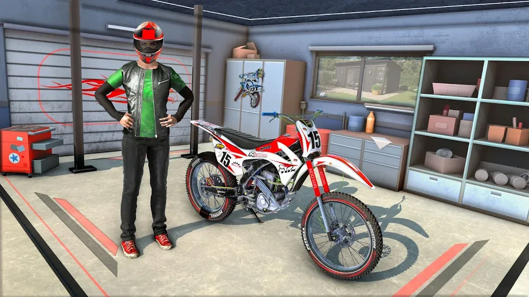 Скачать Bike Stunt Race Tricks Master на Андроид с модом — Безлимитное топливо и открыты трассы — скриншот 2 Скачать Bike Stunt Race Tricks Master на Андроид с модом — Безлимитное топливо и открыты трассы — скриншот 2