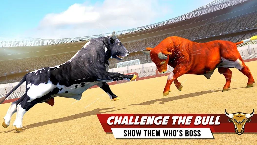 Bull Fighting Game: Bull Games — взломанная версия, Безлимитные деньги и урон — скриншот 2 Bull Fighting Game: Bull Games — взломанная версия, Безлимитные деньги и урон — скриншот 2
