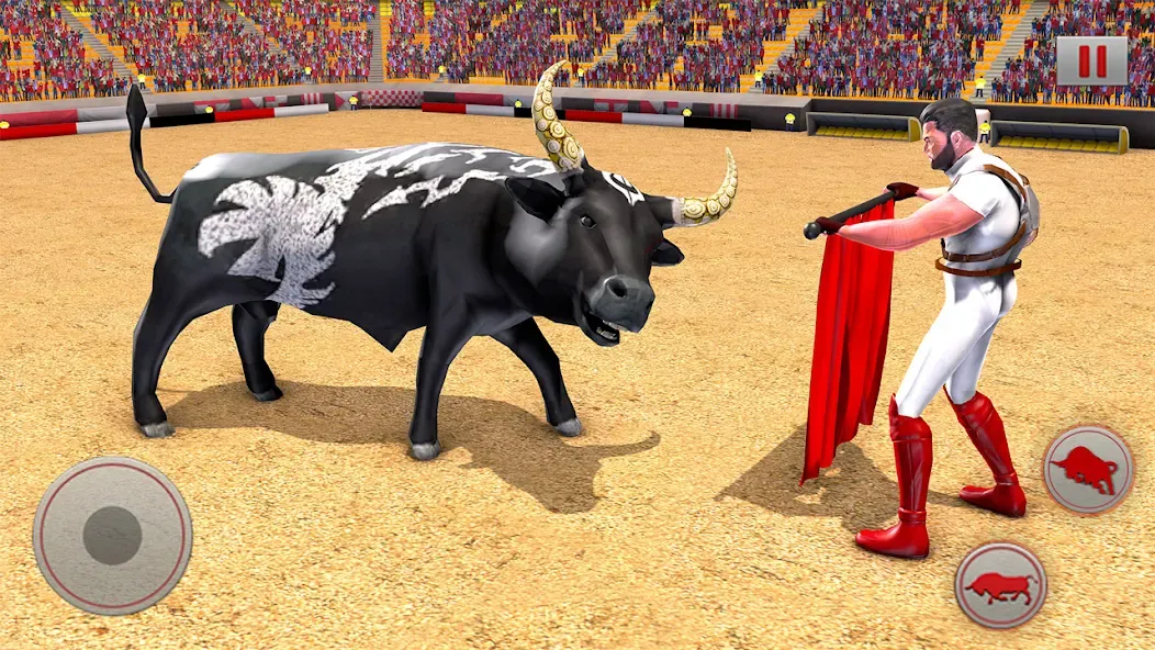 Bull Fighting Game: Bull Games — взломанная версия, Безлимитные деньги и урон — скриншот 5 Bull Fighting Game: Bull Games — взломанная версия, Безлимитные деньги и урон — скриншот 5