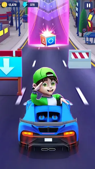 Скачать Mini Car Runner - Racing Games бесплатно — Безлимитные деньги и топливо — скриншот 2