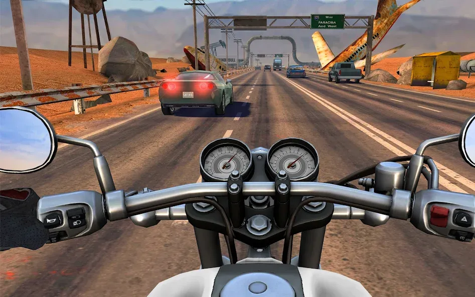 Moto Rider GO: Highway Traffic MOD APK: Безлимитные деньги и топливо — скриншот 1 Moto Rider GO: Highway Traffic MOD APK: Безлимитные деньги и топливо — скриншот 1