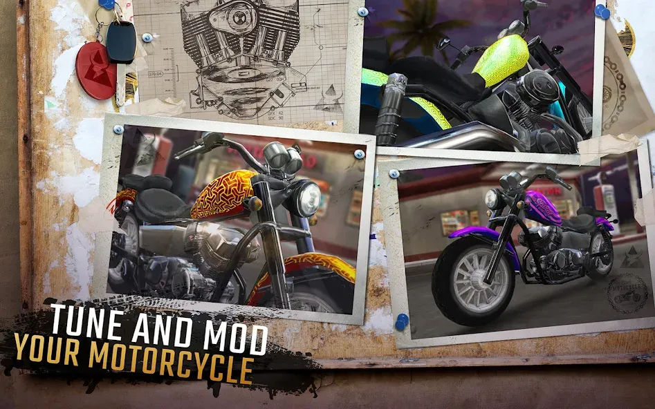 Moto Rider GO: Highway Traffic MOD APK: Безлимитные деньги и топливо — скриншот 4 Moto Rider GO: Highway Traffic MOD APK: Безлимитные деньги и топливо — скриншот 4