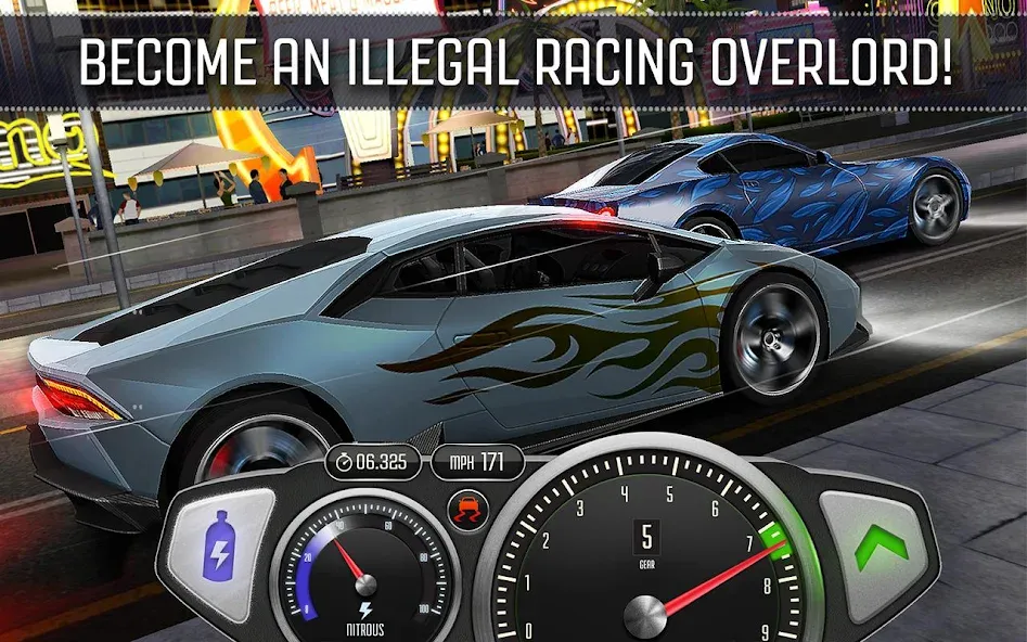TopSpeed: Drag & Fast Racing — Безлимитные деньги и топливо, скачать мод APK — скриншот 4 TopSpeed: Drag & Fast Racing — Безлимитные деньги и топливо, скачать мод APK — скриншот 4