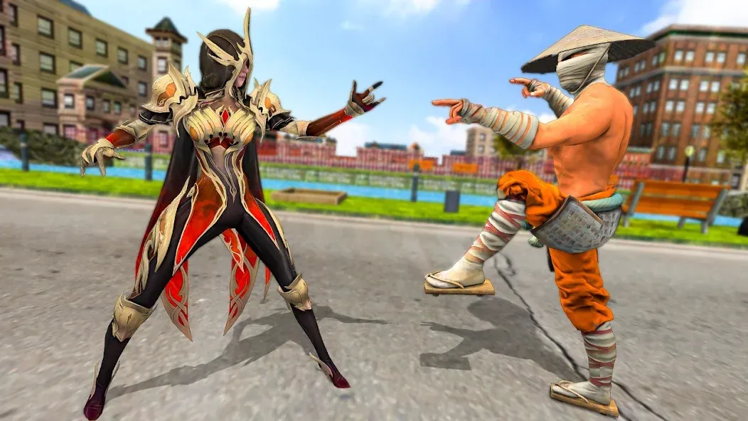 Скачать Ninja Master 3D Fighting Games Mod APK — Безлимитные деньги и энергия — скриншот 5