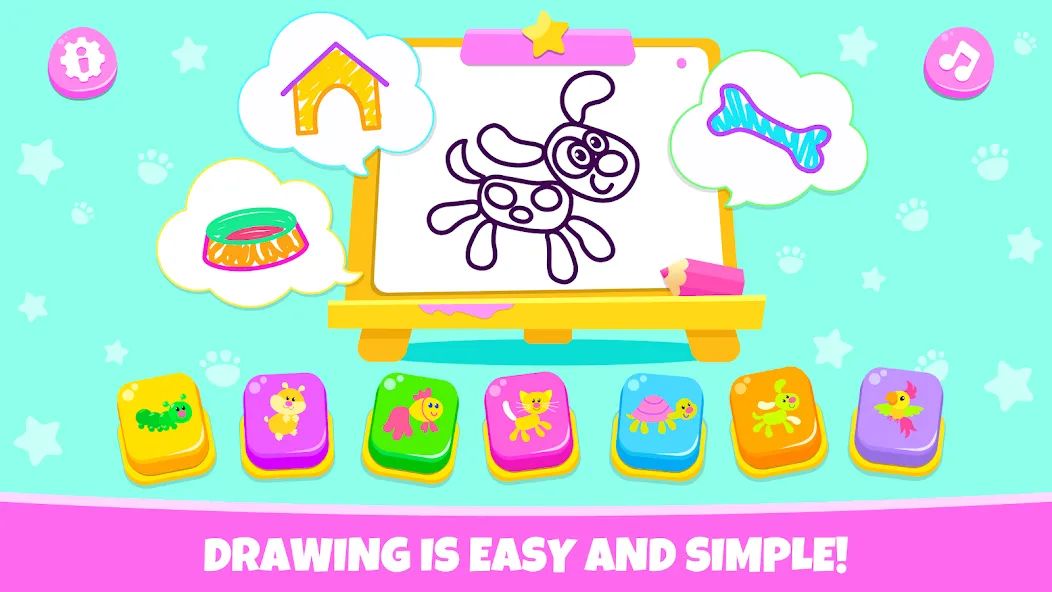 Скачать Drawing for kids! Toddler draw бесплатно — Все рисунки и цвета открыты — скриншот 1 Скачать Drawing for kids! Toddler draw бесплатно — Все рисунки и цвета открыты — скриншот 1