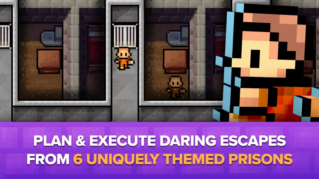 The Escapists: Prison Escape – взлом на Андроид — Безлимитные деньги и открыты все уровни — скриншот 2 The Escapists: Prison Escape – взлом на Андроид — Безлимитные деньги и открыты все уровни — скриншот 2