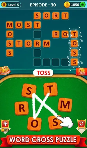 Мод Word Game 2024 - Word Connect — Безлимитные подсказки и монеты, скачать APK — скриншот 5 Мод Word Game 2024 - Word Connect — Безлимитные подсказки и монеты, скачать APK — скриншот 5