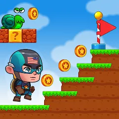 Super Bill World-Fun Adventure на телефон — скачать мод: Безлимитные монеты и открытые уровни